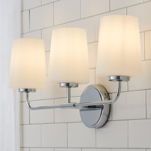 Jeida Opal Glass Vanity Light – 3 Light – view 4