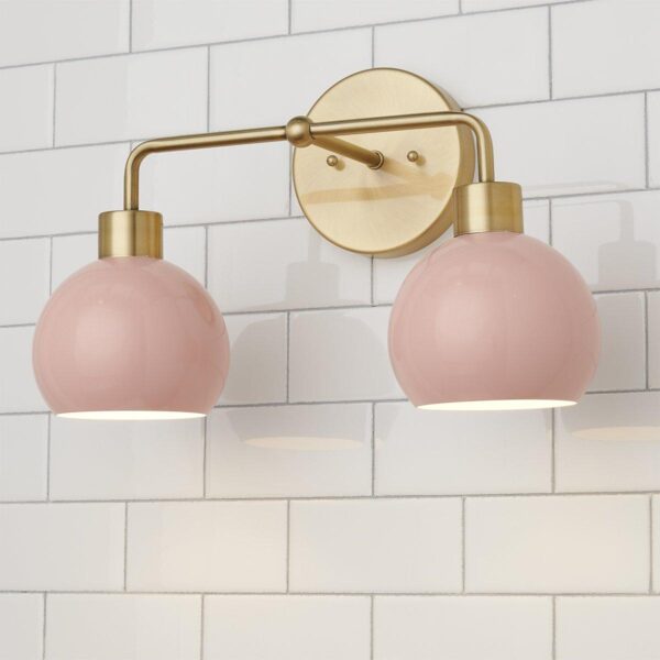 BS23087.0.BS23087BP Young House Love Bubble Pop Vanity Light – 2 Light