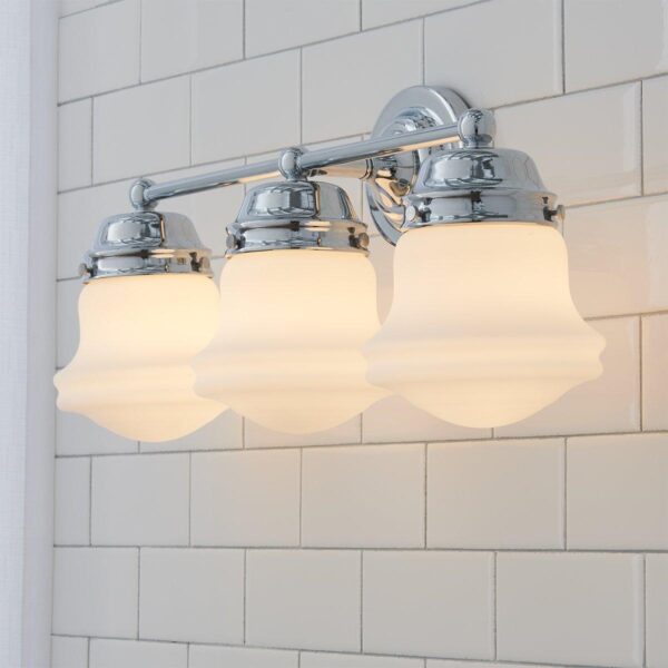 BS23092.2.BS23092CH Ethel School Haus Opal Glass Vanity Light – 3 Light – view 3