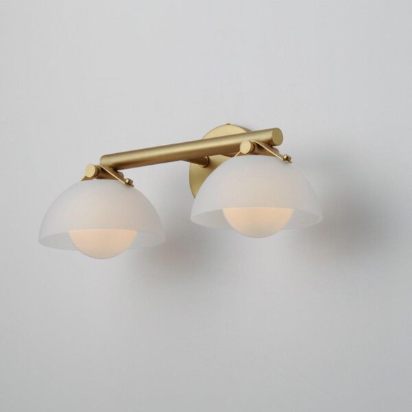 Marjani Vanity Light – 2 Light – Frosted – view 2