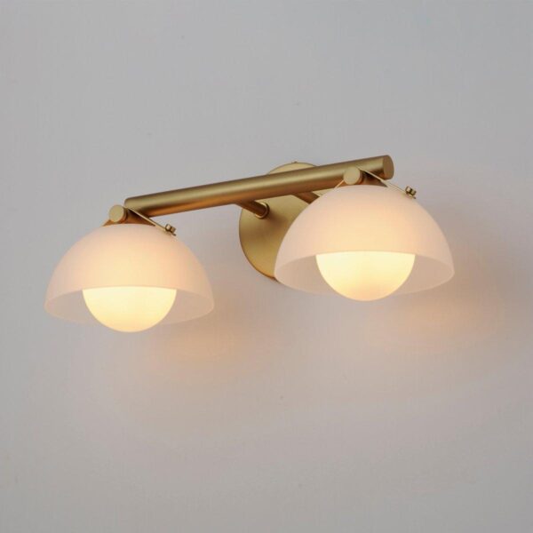 Marjani Vanity Light – 2 Light – Frosted – view 3