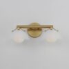 Marjani Vanity Light – 2 Light – Frosted – view 4