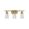 BS24031.1.BS24031AB Cinematheque Ribbed Glass Vanity Light – 3 Light – view 2