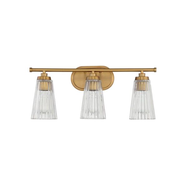 BS24031.1.BS24031AB Cinematheque Ribbed Glass Vanity Light – 3 Light – view 2
