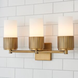 Mirza Opal Glass Vanity Light – 3 Light