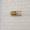 BS24055.1.BS24055BB Malika Clear Glass Bath Sconce – 2 Light – view 2