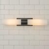 BS24057.2.BS24057BK Malika Opal Glass Bath Sconce – 2 Light – view 3