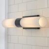 BS24057.3.BS24057BK Malika Opal Glass Bath Sconce – 2 Light – view 4