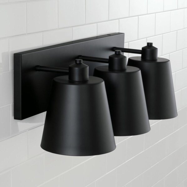 BS24103.1.BS24103BK Paulson Vanity Light – 3 Light – view 2