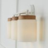 BS24126.2.BS24126WH Wood Capped Vanity Light – 3 Light – view 3