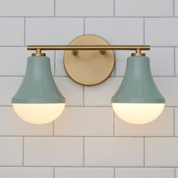Rockford Retro Vanity Light – 2 Light – view 3