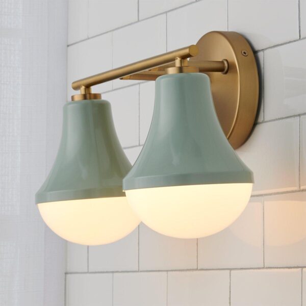 Rockford Retro Vanity Light – 2 Light – view 4