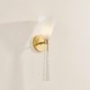 BS24334.0.BS24334AB Frosted Plume Bath Sconce