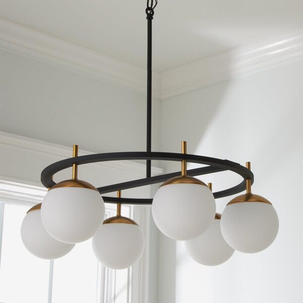 CH18091.1.CH18091KB Harmony Globes Circular Chandelier – view 2