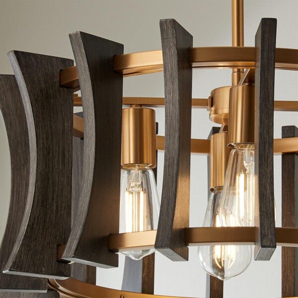 CH20095.2.CH20095AB Garcia Convertible Chandelier – view 3