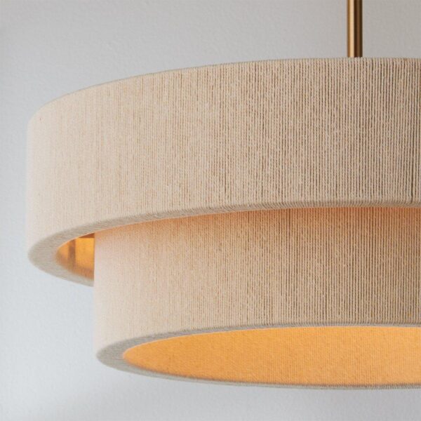 CH23084.3.CH23084AB Kalini Double Drum Convertible Chandelier – view 4