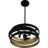 CH24283.3.CH24283BK Quasar Convertible Chandelier – view 4