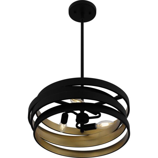 CH24283.3.CH24283BK Quasar Convertible Chandelier – view 4