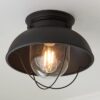 FM0401.0.FM0401BLACK Nantucket Ceiling Light