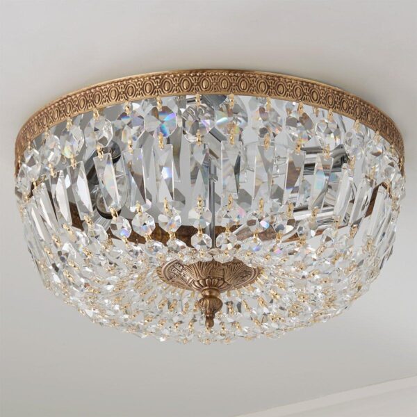 FM09019.1.FM09019AB Cut Crystal Basket Ceiling Light – Large – view 2
