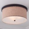 FM10005.0.FM10005BZ Springfield Linen Shade Ceiling Light