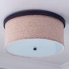 FM10005.1.FM10005BZ Springfield Linen Shade Ceiling Light – view 2