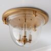FM10031.1.FM10031AB Smokebell Lantern Ceiling Light – Clear – view 2