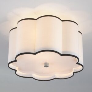 Flower Drum Shade Ceiling Light