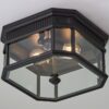 FM12028.2.FM12028BK Fluted Trim Flush Mount Ceiling Light – view 3
