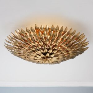 Olive Leaf Semi-Flush Ceiling Light – 6 Light