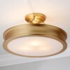 Traditional Urban Semi-Flush Ceiling Light