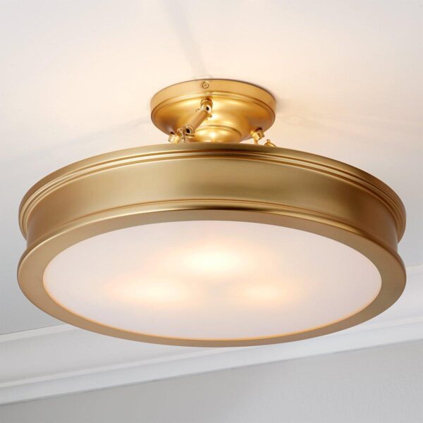 Traditional Urban Semi-Flush Ceiling Light