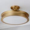 Traditional Urban Semi-Flush Ceiling Light – view 2