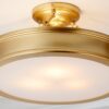 Traditional Urban Semi-Flush Ceiling Light – view 3