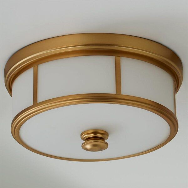 FM13067.1.FM13067AG Traditional Urban Cage Ceiling Light – view 2