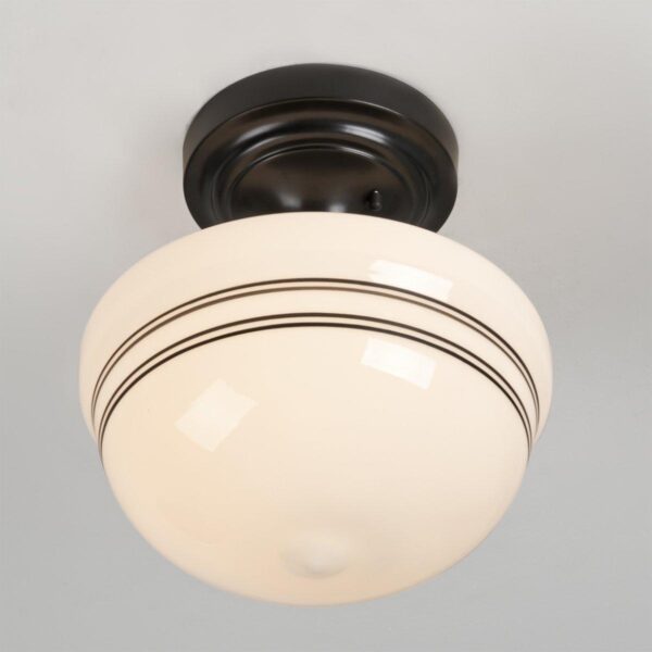 FM13079A.0.FM13079AWZ Striped Schoolhouse Semi-Flush Ceiling Light