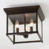 FM14062.0.FM14062BZ Square Off Outdoor Ceiling Light