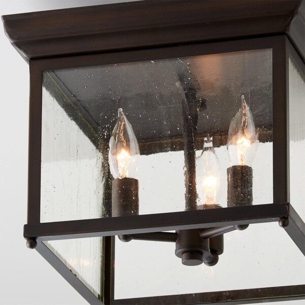 FM14062.2.FM14062BZ Square Off Outdoor Ceiling Light – view 3