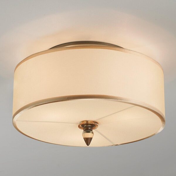 FM14096.0.FM14096AB Crystal Drop Contemporary Ceiling Drum Light
