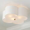Scalloped Shade Semi-Flush Ceiling Light – 4 light
