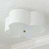 Scalloped Shade Semi-Flush Ceiling Light – 4 light – view 2