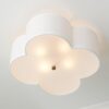 Scalloped Shade Semi-Flush Ceiling Light – 4 light – view 3