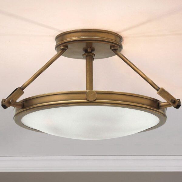 FM15047.0.FM15047AB Mid-Century Retro Semi-Flush Ceiling Light – 3 Light