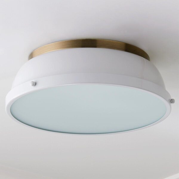 Classic Dome Enameled Ceiling Light – view 2