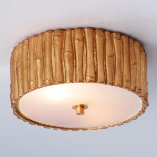 FM17026.0.FM17026GL Bamboo Round Ceiling Light