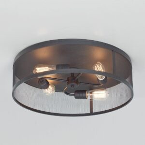 Vintage Mix Cage Ceiling Light – 4 Light
