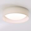 11″ LED Linen Shade Ceiling Light