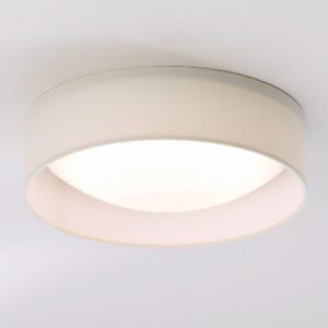 11″ LED Linen Shade Ceiling Light