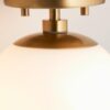 FM17080.2.FM17080AB Minimalist Globe Semi-Flush Ceiling Light – 1 Light – view 3