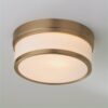 FM18100M.0.FM18100MAB Metallic Banded Drum Ceiling Light – 2 Light
